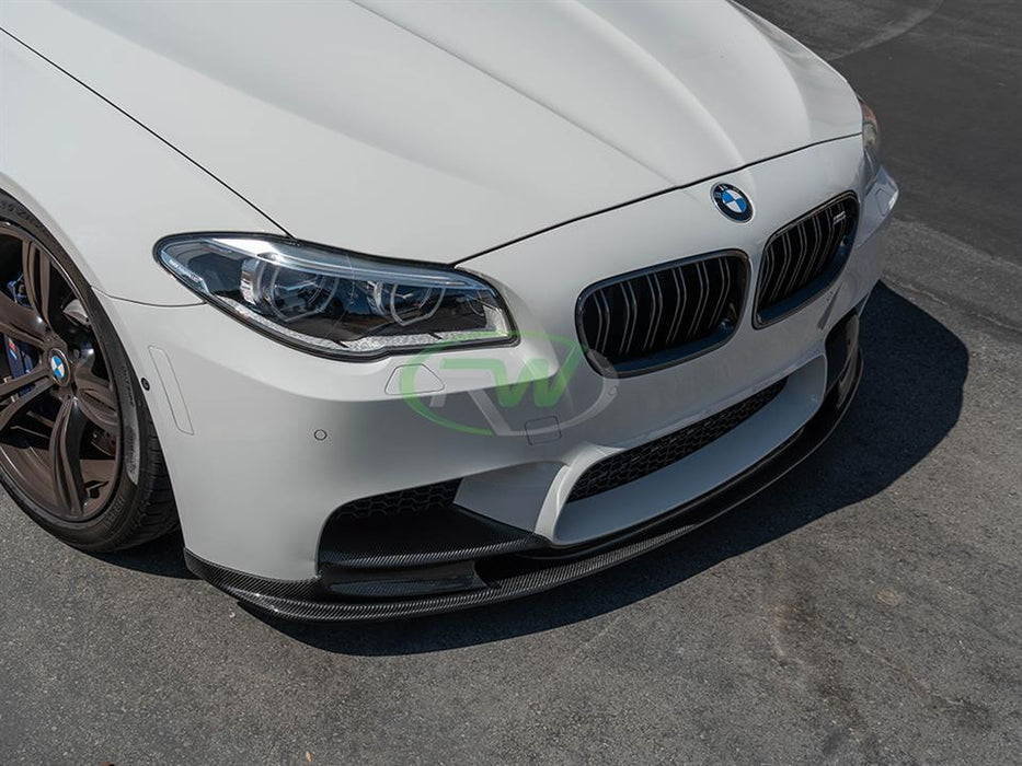 BMW F10 M5 3D Style Carbon Fiber Front Lip