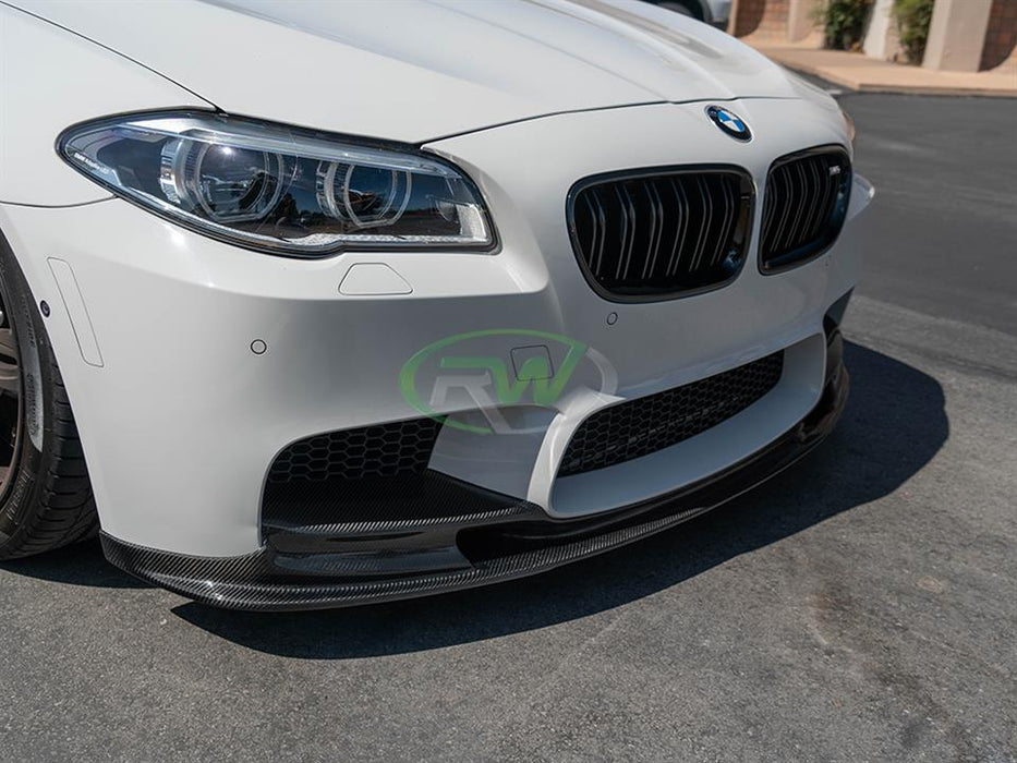 BMW F10 M5 3D Style Carbon Fiber Front Lip