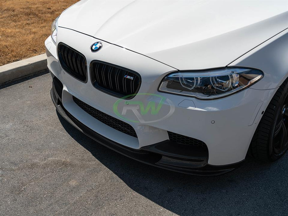 BMW F10 M5 3D Style Carbon Fiber Front Lip