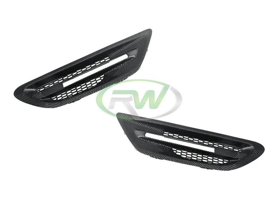 BMW F10 M5 Carbon Fiber Fender Grilles