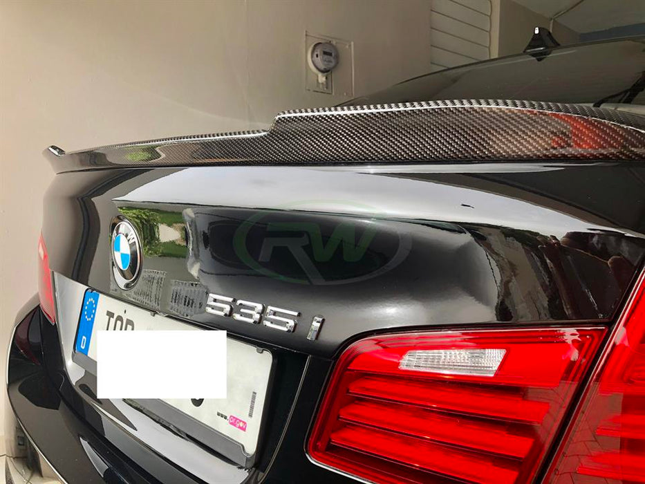 BMW F10 CS Style Carbon Fiber Trunk Spoiler