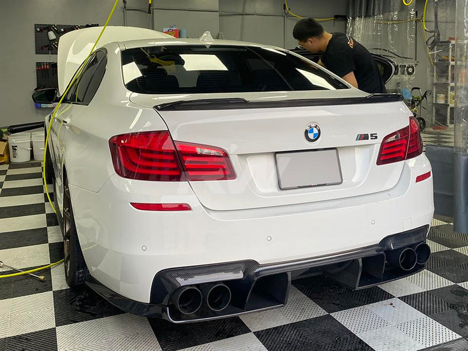 BMW F10 M5 GTX Style Carbon Fiber Diffuser