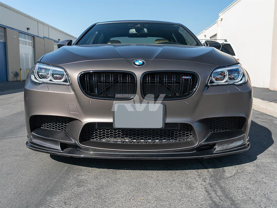 BMW F10 M5 3D Style Carbon Fiber Front Lip