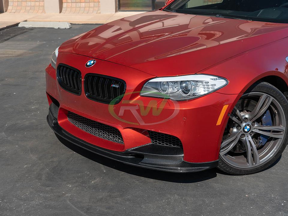 BMW F10 M5 3D Style Carbon Fiber Front Lip