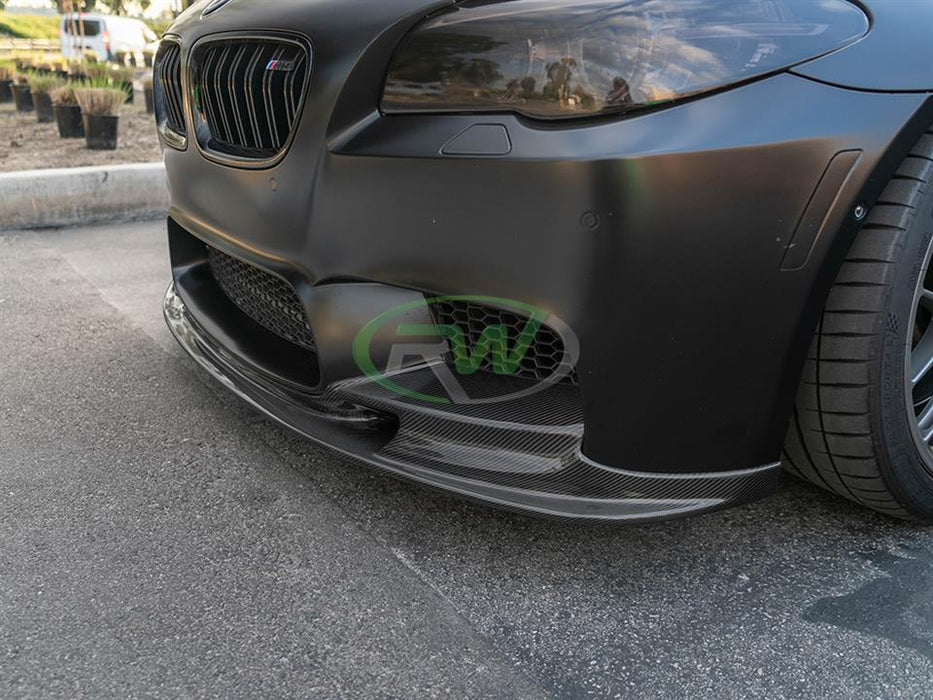 BMW F10 M5 3D Style Carbon Fiber Front Lip