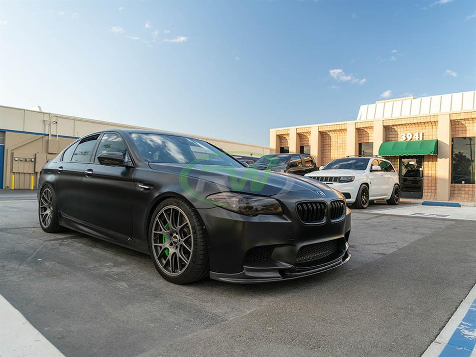 BMW F10 M5 3D Style Carbon Fiber Front Lip