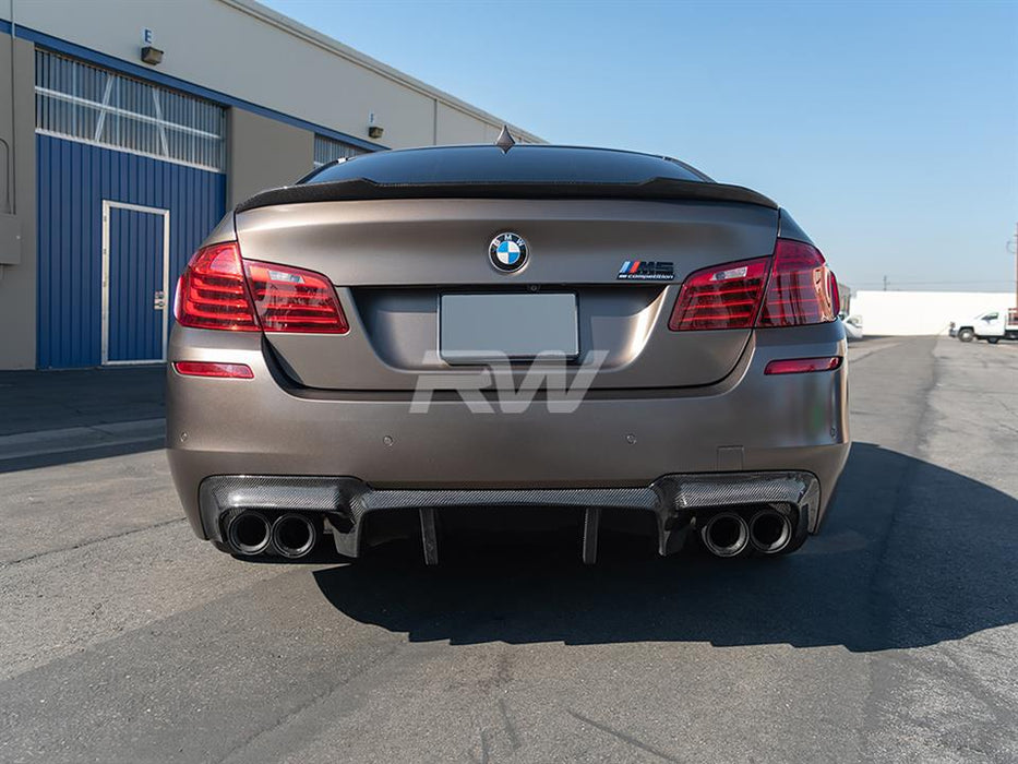 BMW F10 CS Style Carbon Fiber Trunk Spoiler