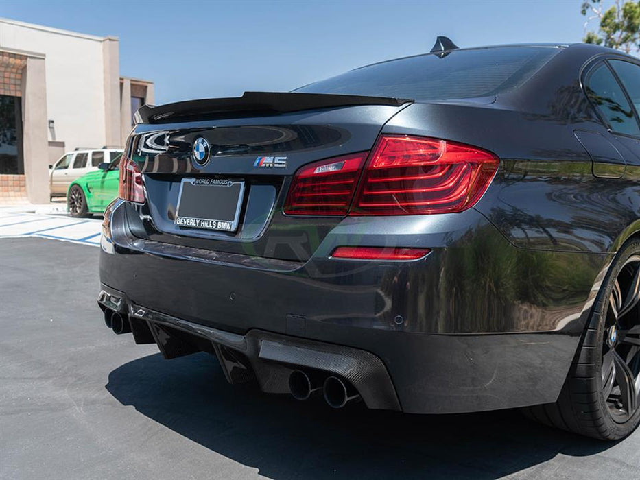 BMW F10 M4 Style Carbon Fiber Trunk Spoiler