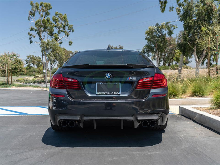 BMW F10 M4 Style Carbon Fiber Trunk Spoiler