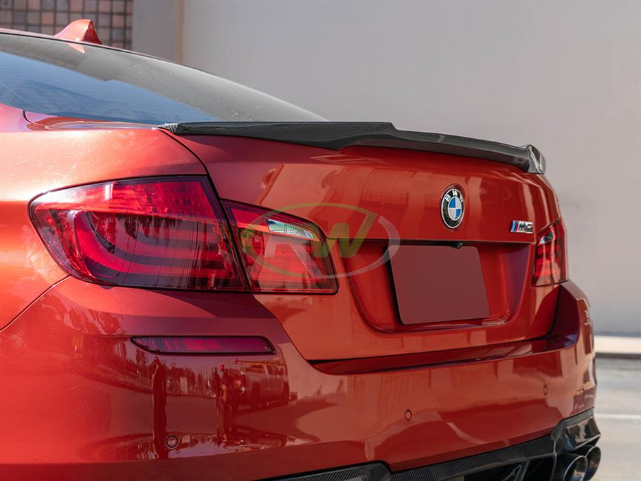 BMW F10 M4 Style Carbon Fiber Trunk Spoiler