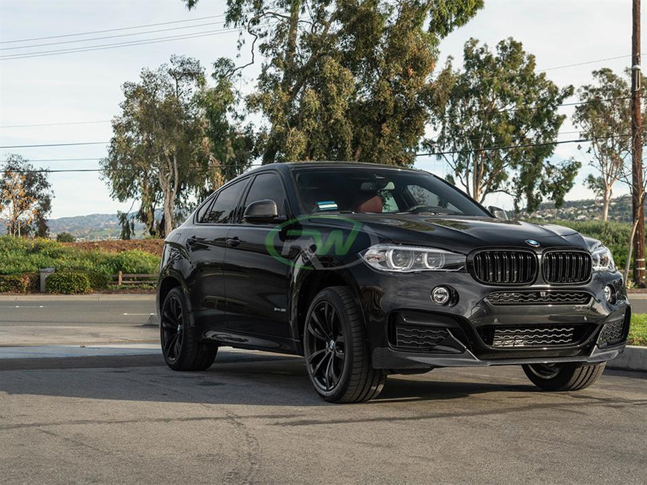 BMW F16 X6 M Sport Carbon Fiber Front Lip Spoiler