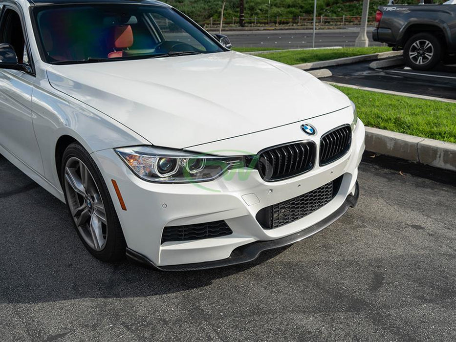 BMW F30/F31 K Style Carbon Fiber Front Lip