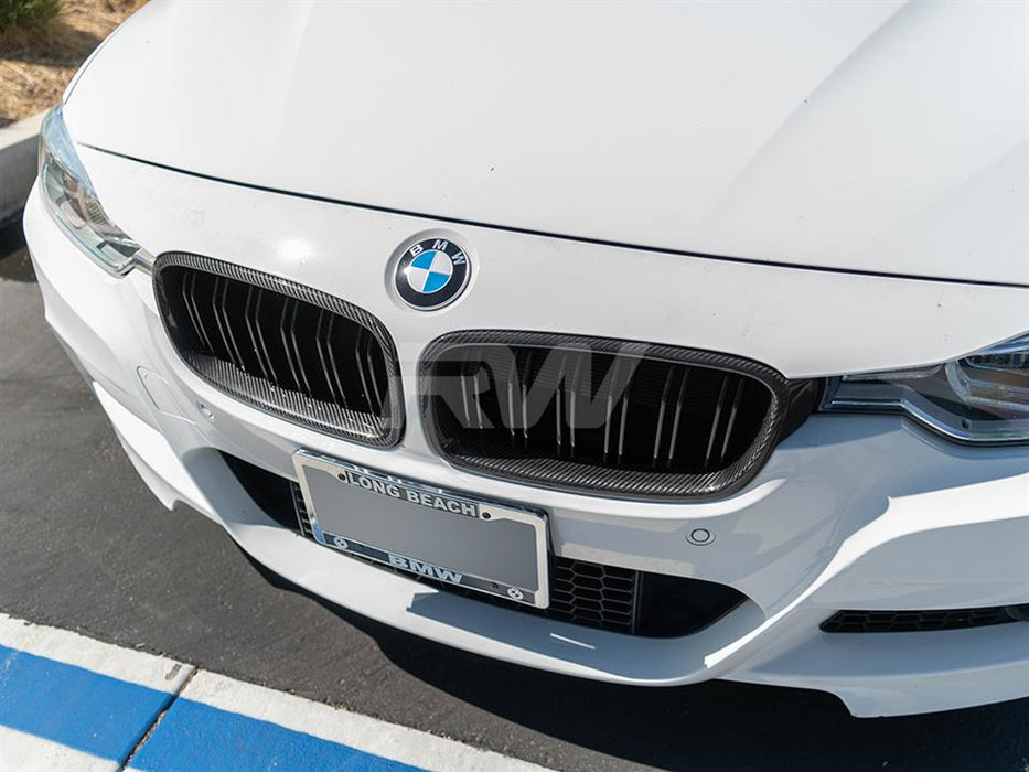 BMW F30/F31 Double Slat Carbon Fiber Grilles