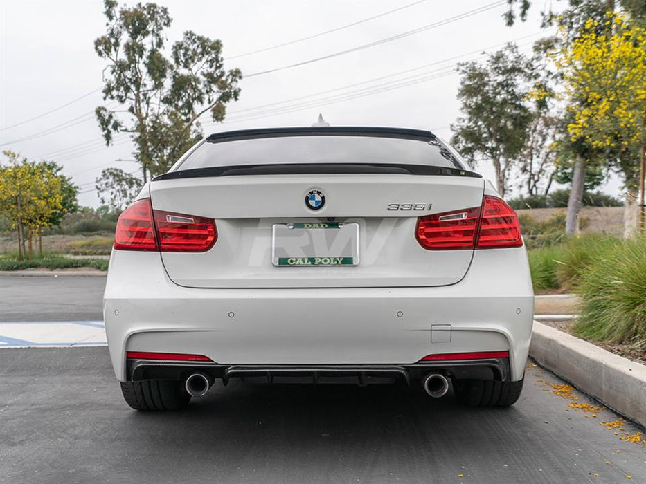 BMW F30 F31 Performance Style Carbon Fiber Diffuser