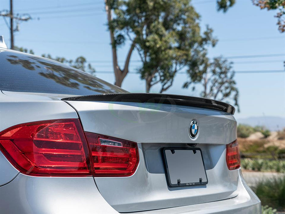 BMW F30 Performance Style Carbon Fiber Trunk Spoiler