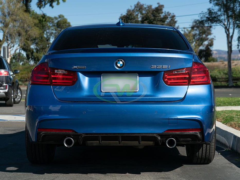 BMW F30 F31 Performance Style Carbon Fiber Diffuser