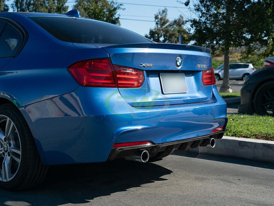 BMW F30 F31 Performance Style Carbon Fiber Diffuser