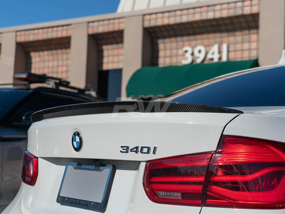 BMW F30 Performance Style Carbon Fiber Trunk Spoiler