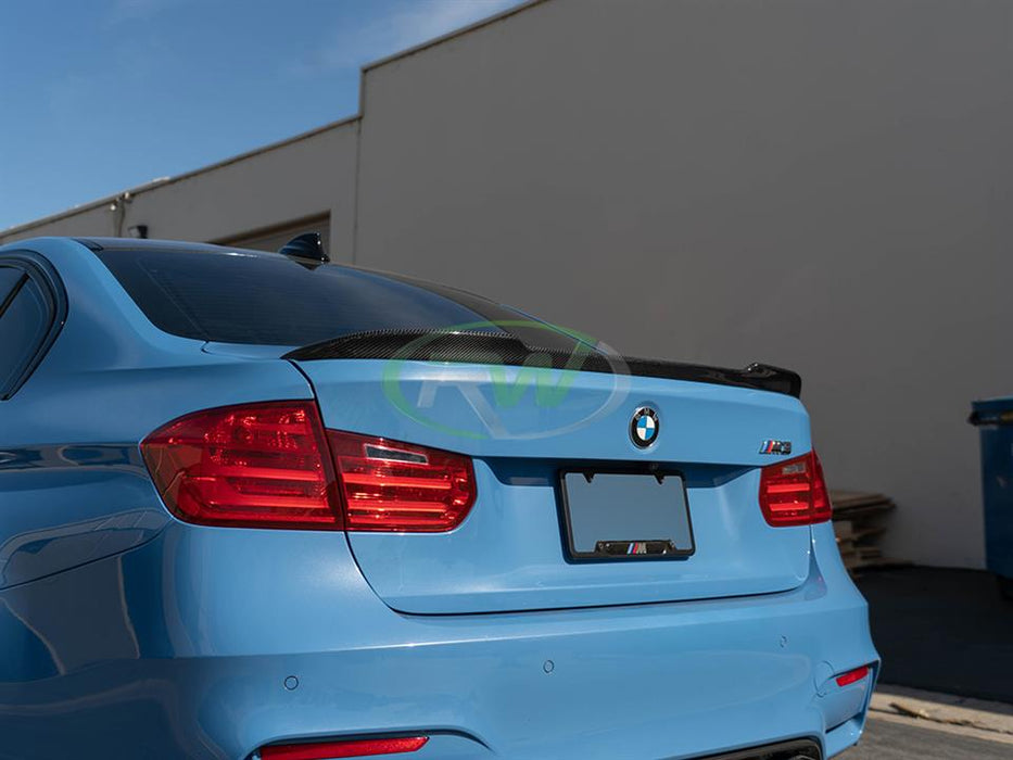 BMW F30 F80 M3 CS Style CF Trunk Spoiler