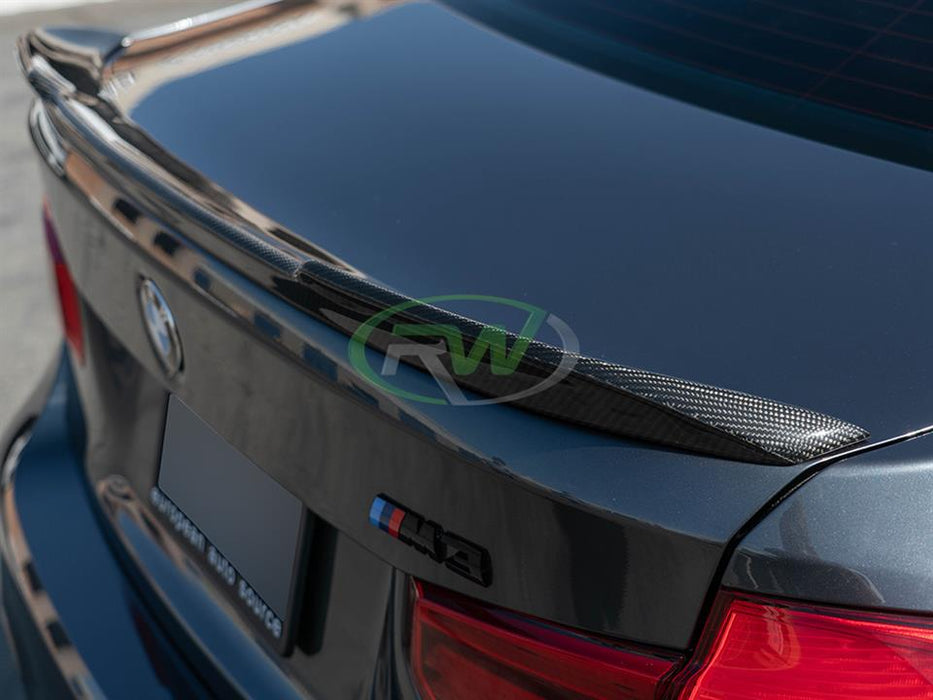 BMW F30 F80 M3 CS Style CF Trunk Spoiler