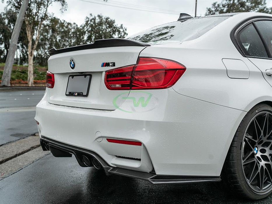 BMW F30 F80 M3 CS Style CF Trunk Spoiler