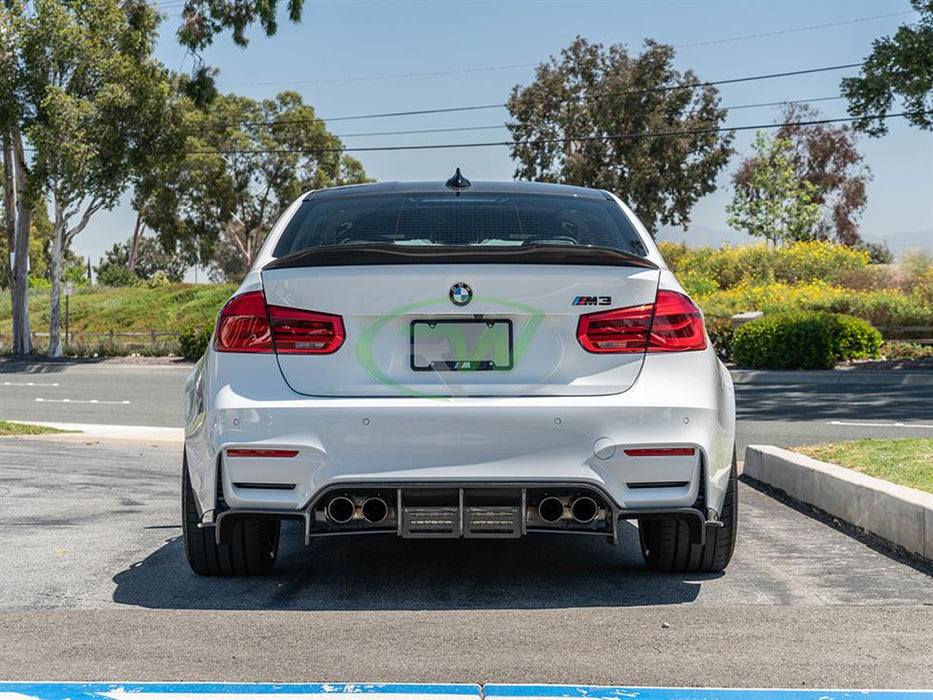 BMW F8X M3 M4 Exotics V2 Style CF Rear Diffuser