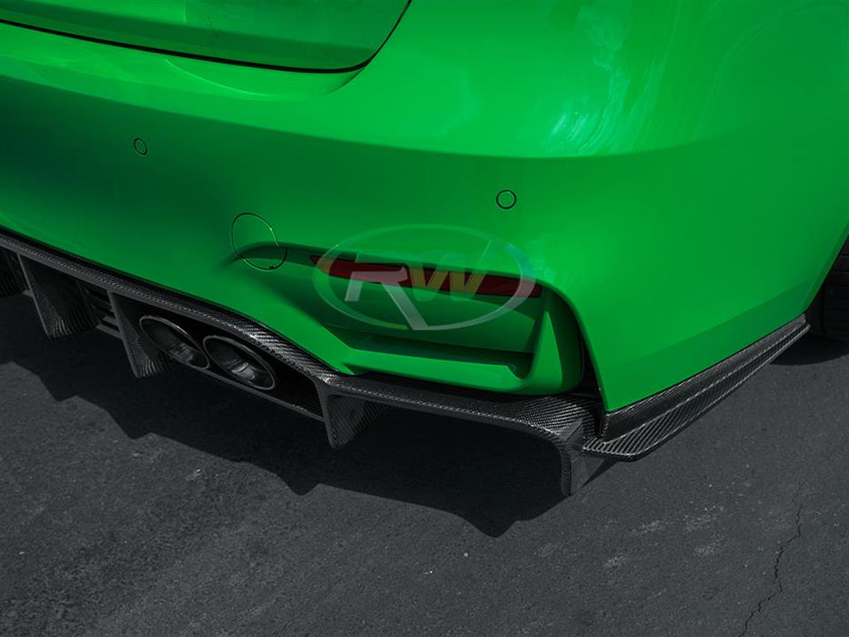 BMW F8X M3 M4 Exotics V2 Style CF Rear Diffuser