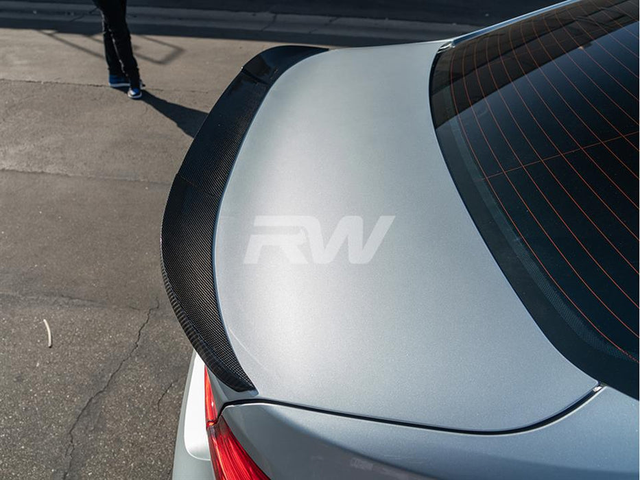 BMW F30 F80 M3 RWS Carbon Fiber Trunk Spoiler