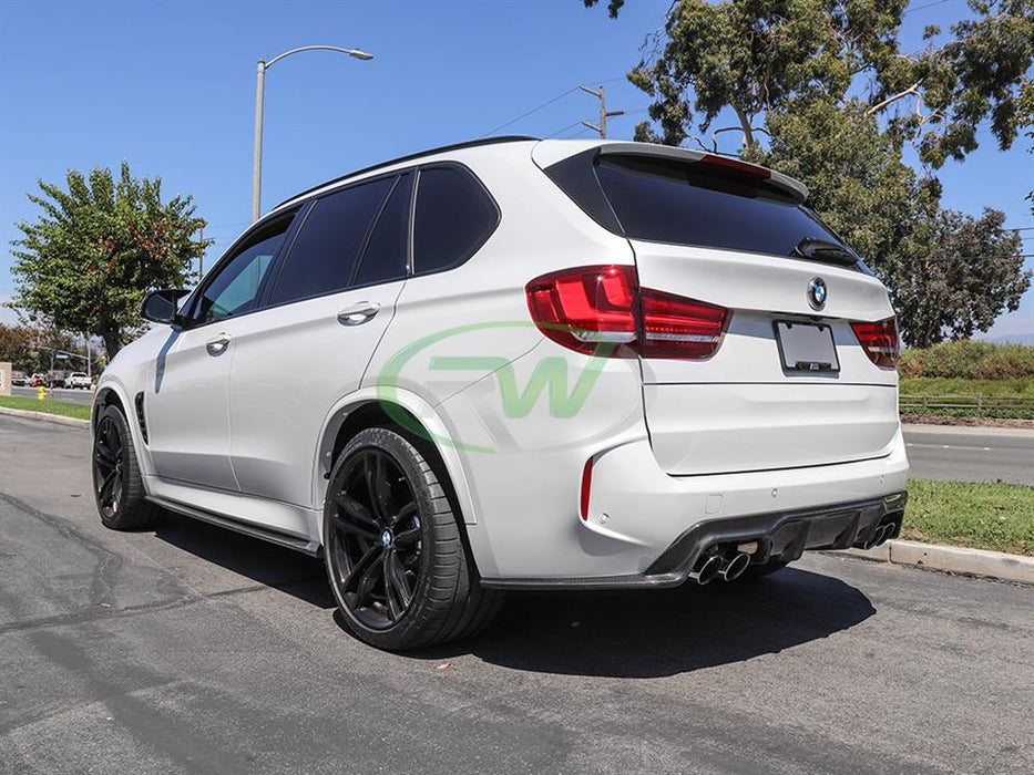 BMW F85 X5M 3D Style Carbon Fiber Diffuser