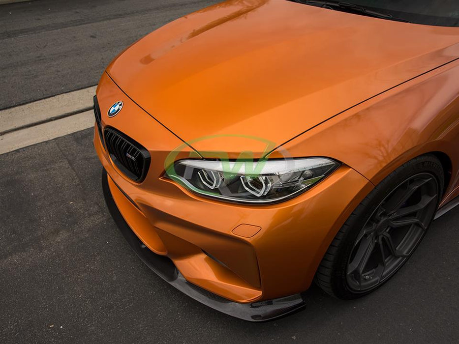 BMW F87 M2 3D Style CF Front Lip Spoiler