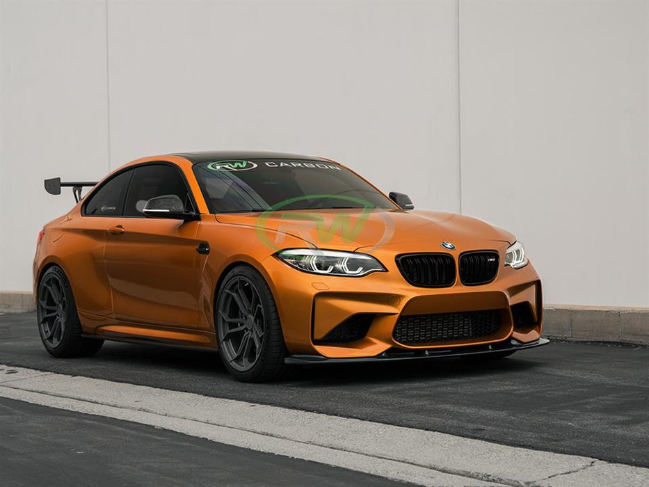 BMW F87 M2 3D Style CF Front Lip Spoiler