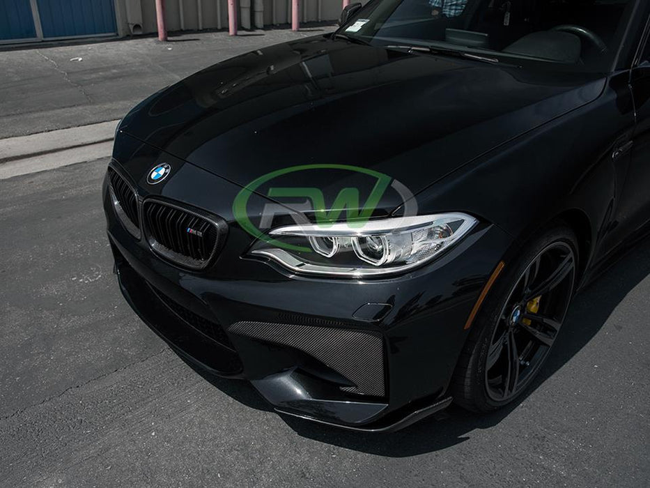 BMW F87 M2 Carbon Fiber Upper Bumper Splitters