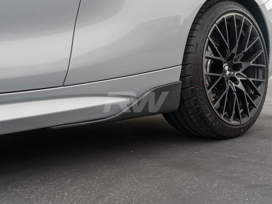 BMW F87 M2 Carbon Fiber Side Skirt Winglets