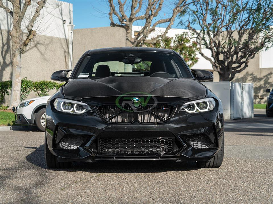 BMW F87 M2 Center Carbon Fiber Front Lip Spoiler