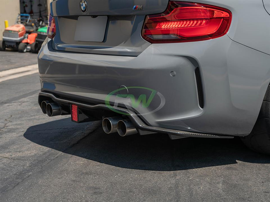 BMW F87 M2 Carbon Fiber Kholen Style Diffuser