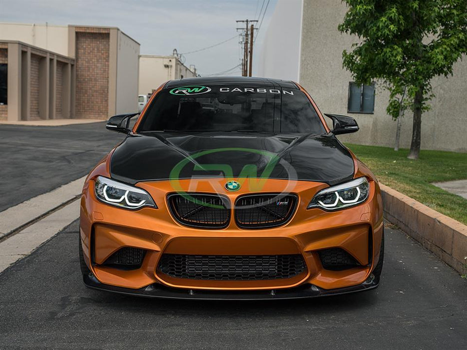 BMW F87 M2 3D Style CF Front Lip Spoiler