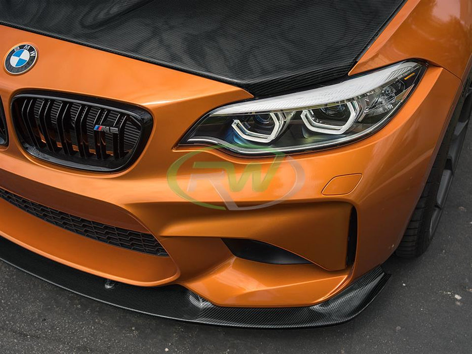 BMW F87 M2 3D Style CF Front Lip Spoiler