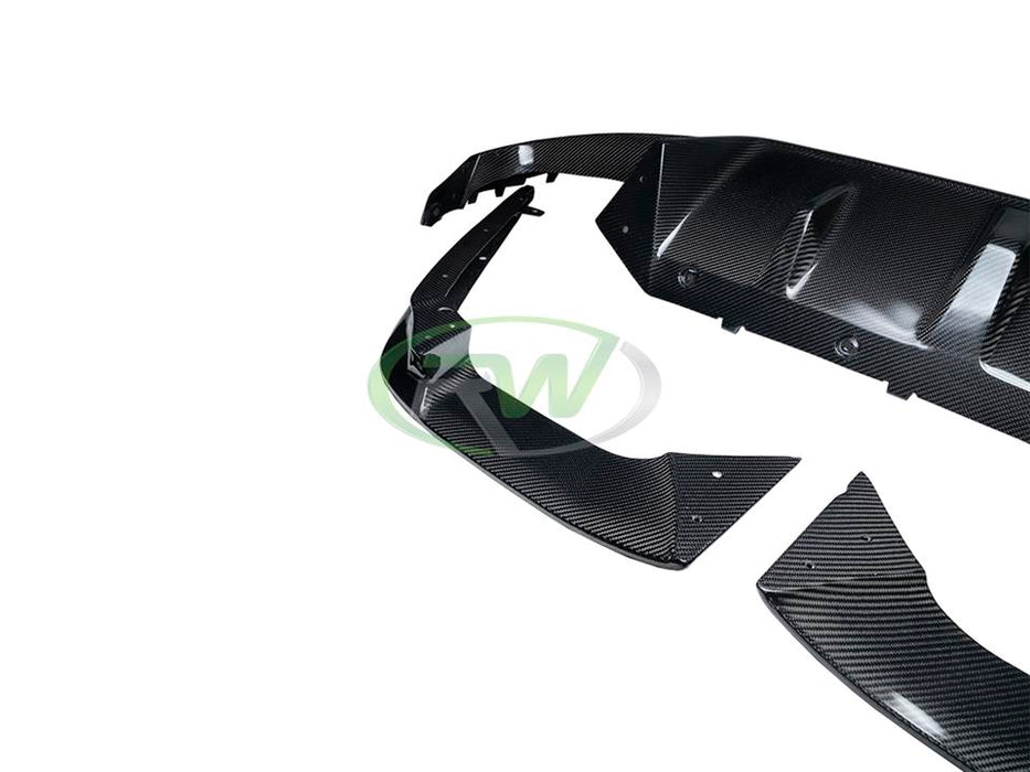 BMW F90 M5 3D Style Carbon Fiber Diffuser