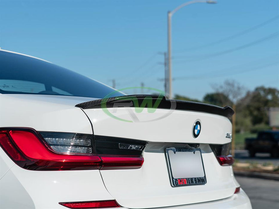 BMW G20 G80 CS Style Carbon Fiber Trunk Spoiler