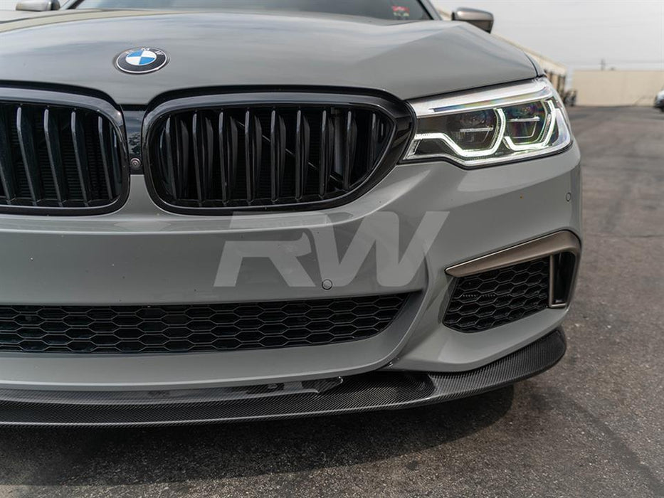 BMW G30 3D Style Carbon Fiber Front Lip Spoiler