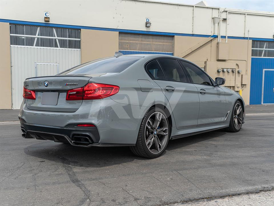 BMW G30 3D Style Carbon Fiber Rear Diffuser