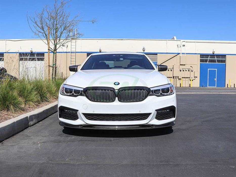 BMW G30 3D Style Carbon Fiber Front Lip Spoiler