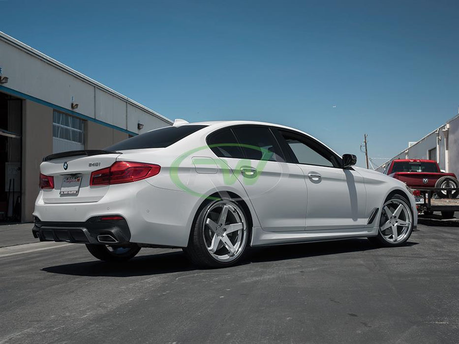 BMW G30 EC Style Carbon Fiber Rear Diffuser