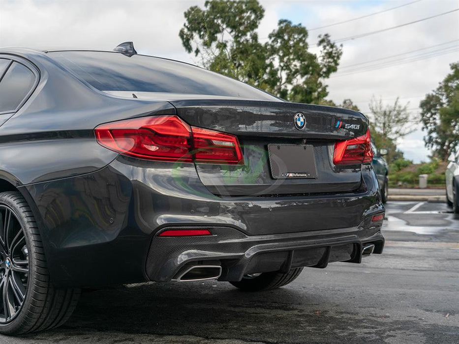 BMW G30 EC Style Carbon Fiber Rear Diffuser