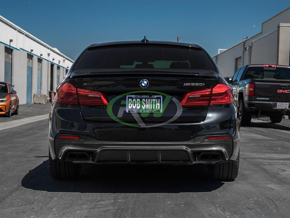 BMW G30 EC Style Carbon Fiber Rear Diffuser