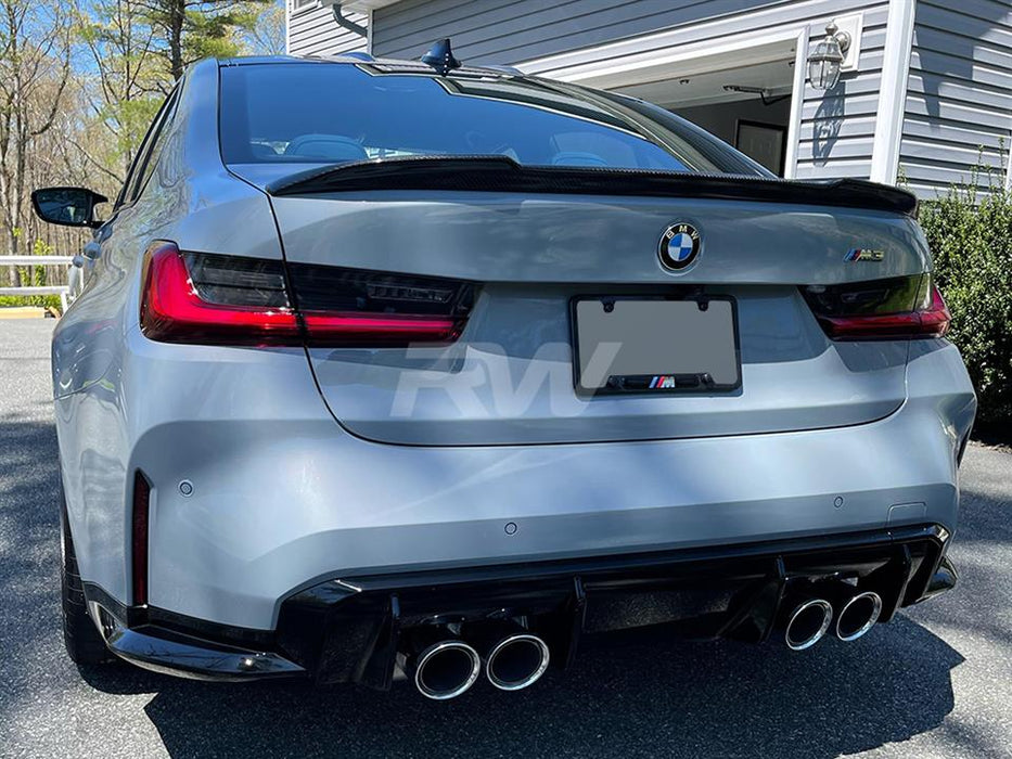 BMW G20 G80 CS Style Carbon Fiber Trunk Spoiler