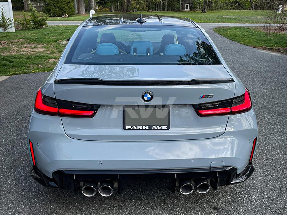 BMW G20 G80 CS Style Carbon Fiber Trunk Spoiler