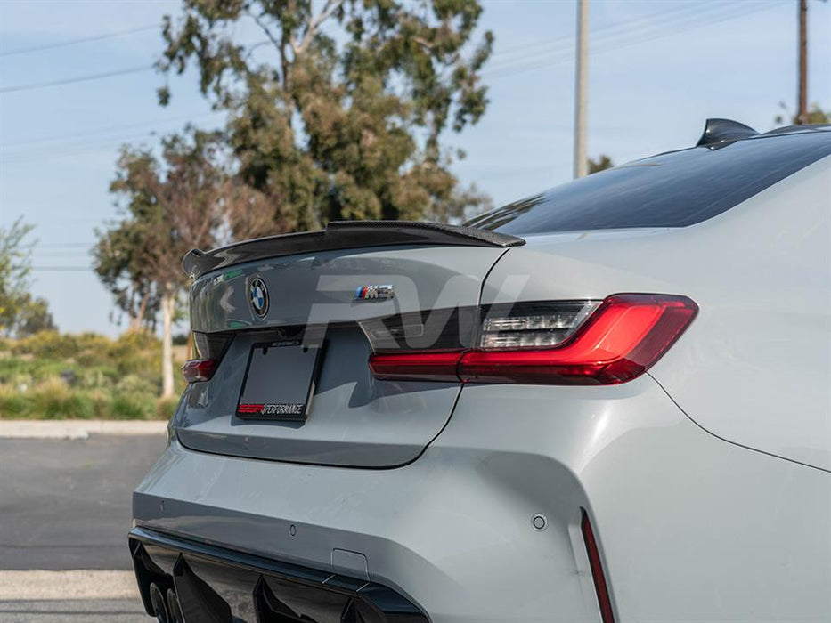 BMW G20 G80 CS Style Carbon Fiber Trunk Spoiler