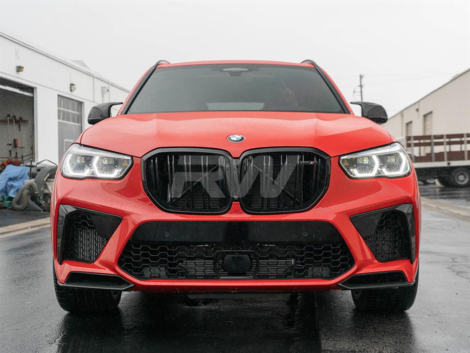 BMW F95 X5M Carbon Fiber Front Splitters