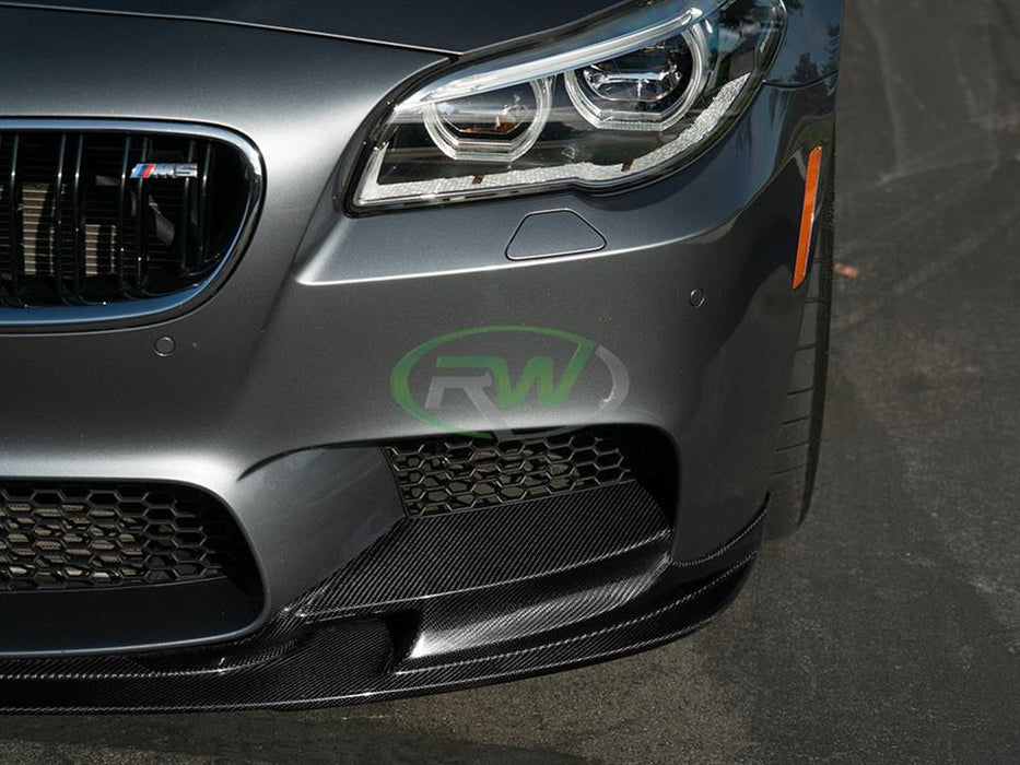 BMW F10 M5 3D Style Carbon Fiber Front Lip